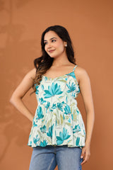 SunPetal Spaghetti Top