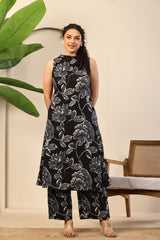 Noir Bloom Printed Co-ord Set