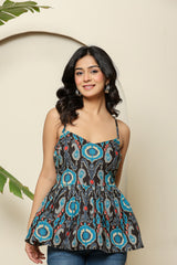 Boho Breeze Spaghetti Top