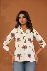 Tropical Breeze Henley Shirt