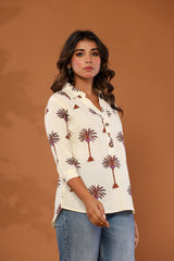 Tropical Breeze Henley Shirt