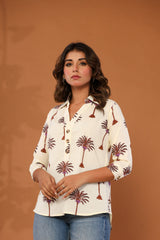 Tropical Breeze Henley Shirt