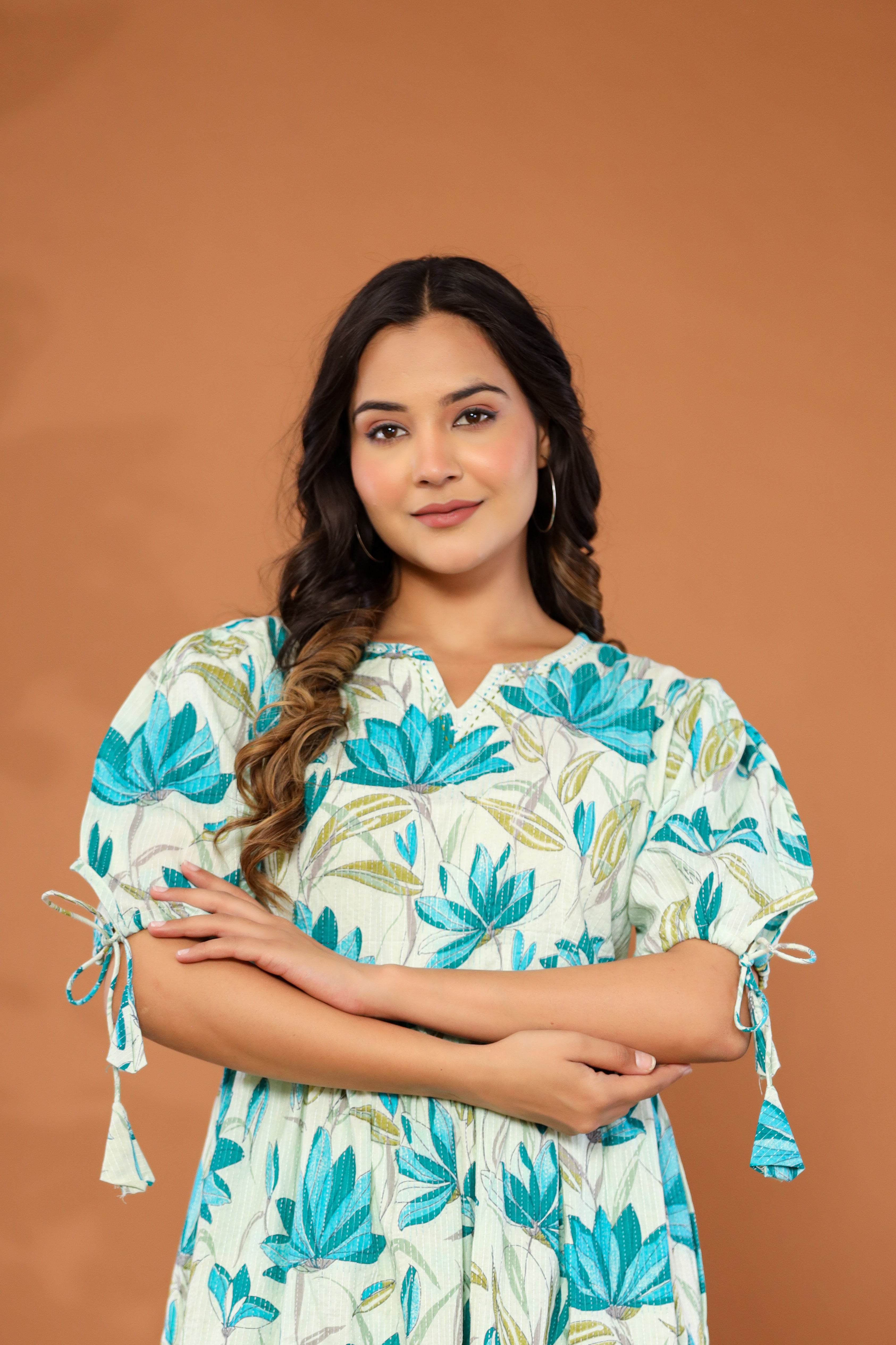 Floral Emblem Dress