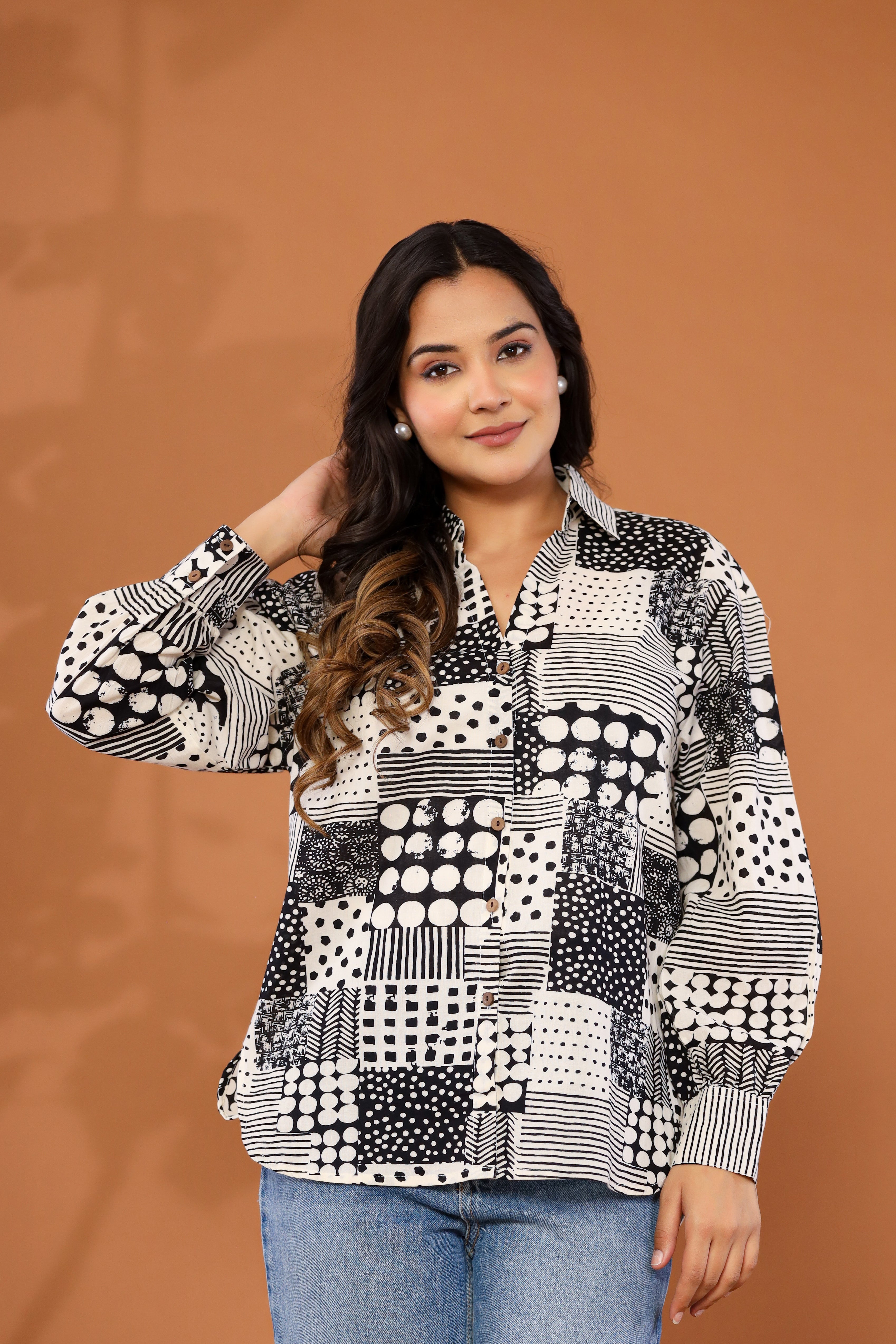 Pure Pattern Cotton Shirt