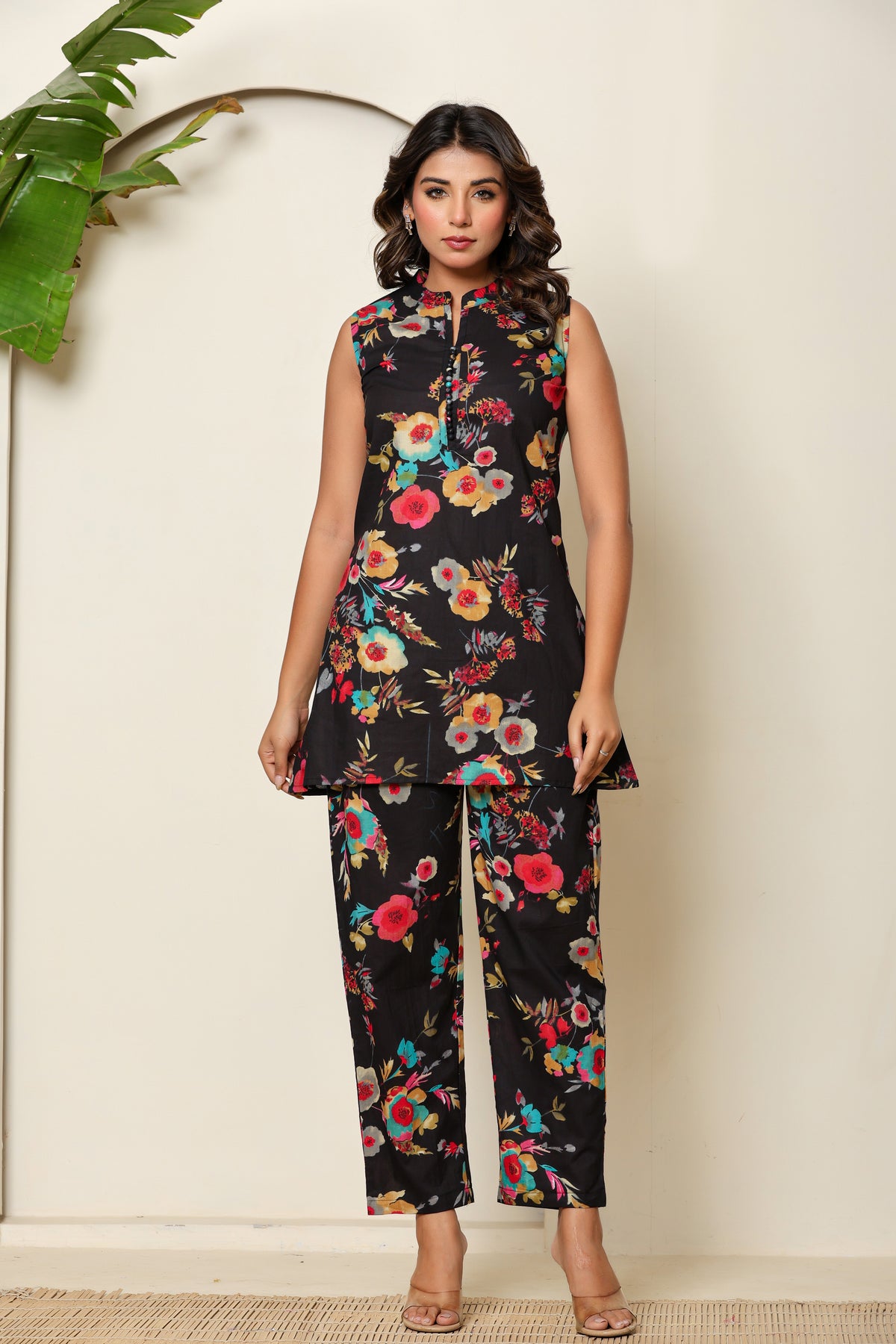Midnight Bloom Floral Co-Ord Set