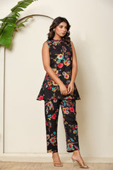 Midnight Bloom Co-ord Set