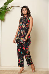 Midnight Bloom Co-ord Set