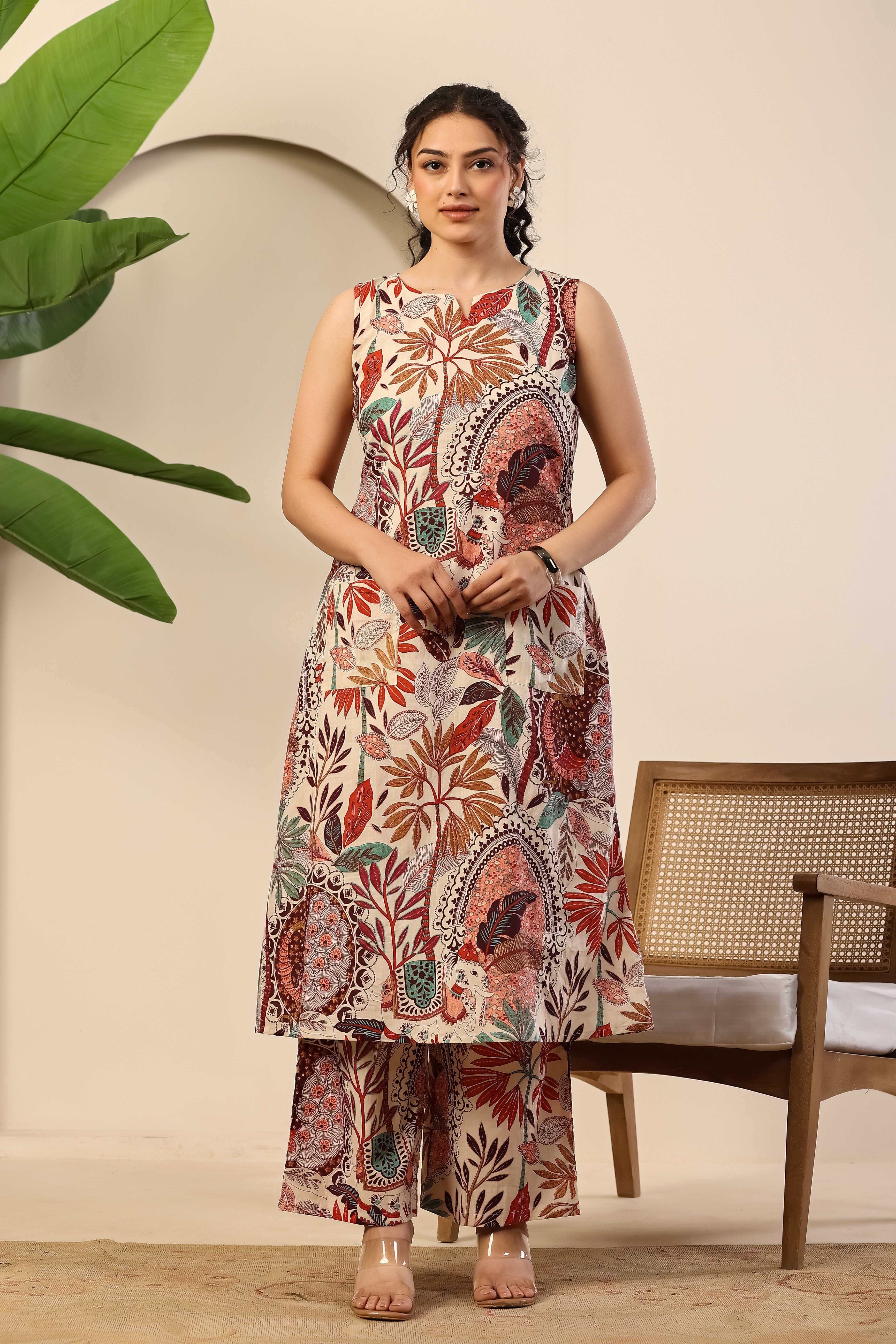 Ivory Garden Printed Co-ord Set