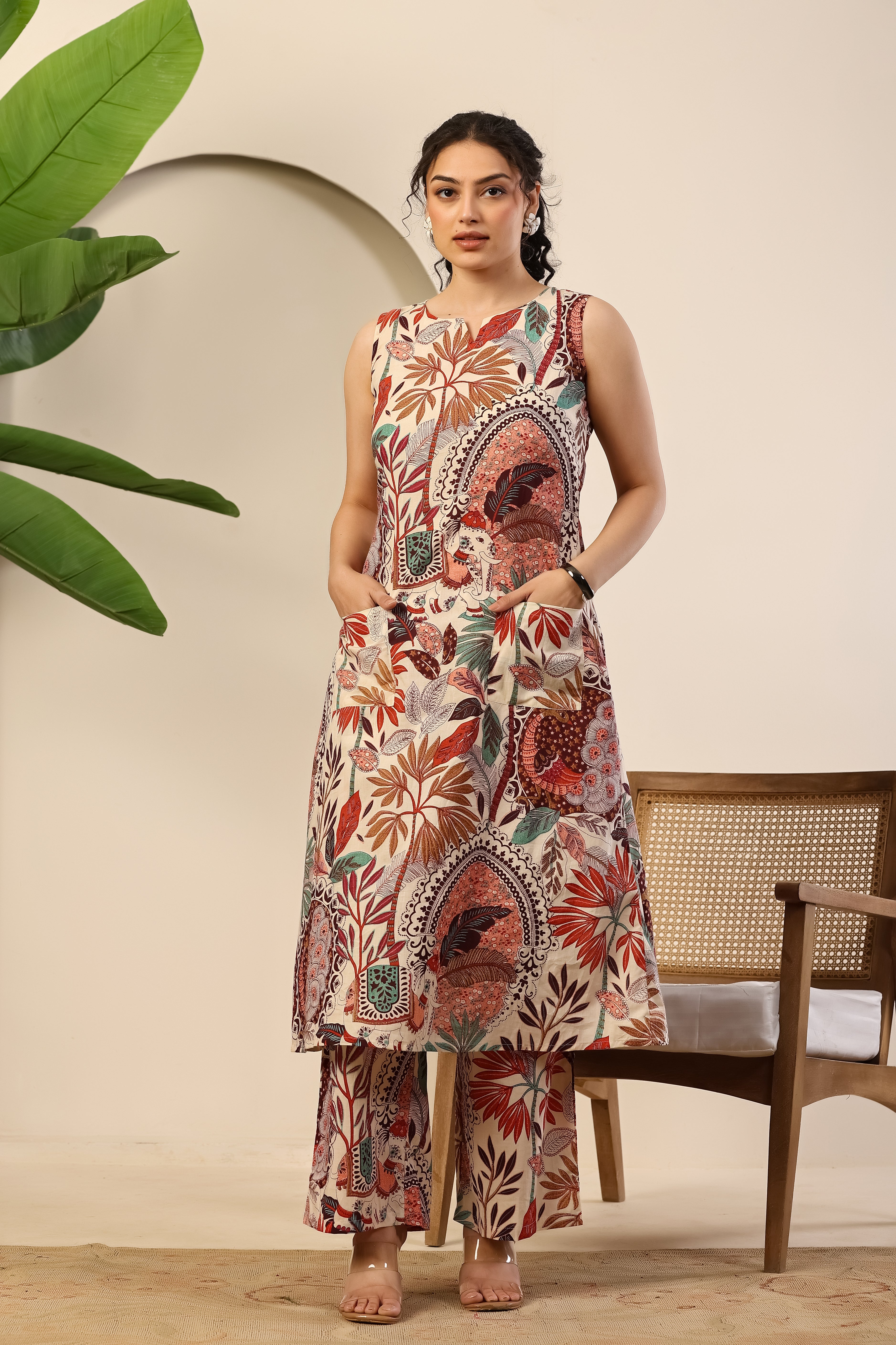 Ivory Garden Printed Co-ord Set