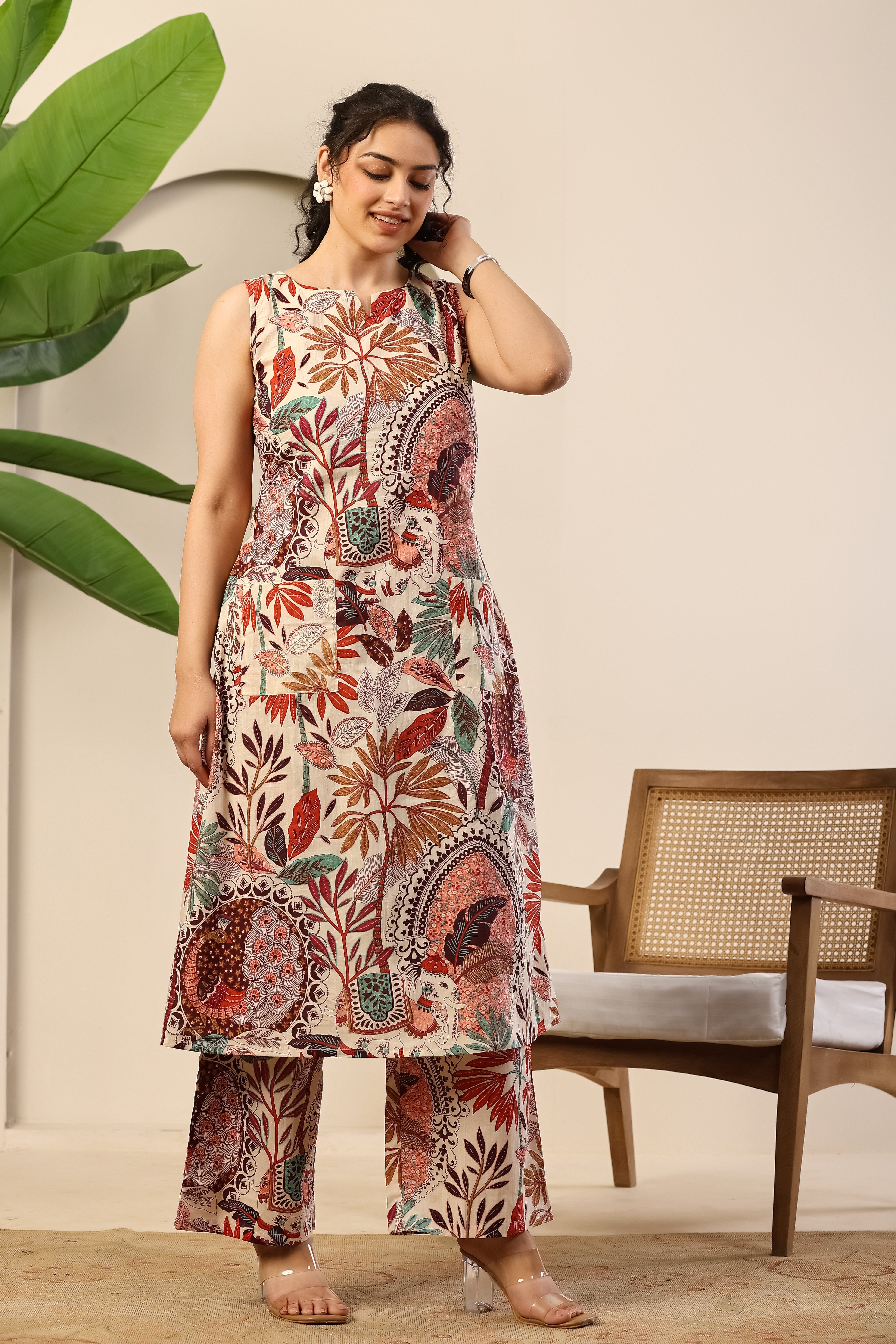 Ivory Garden Printed Co-ord Set