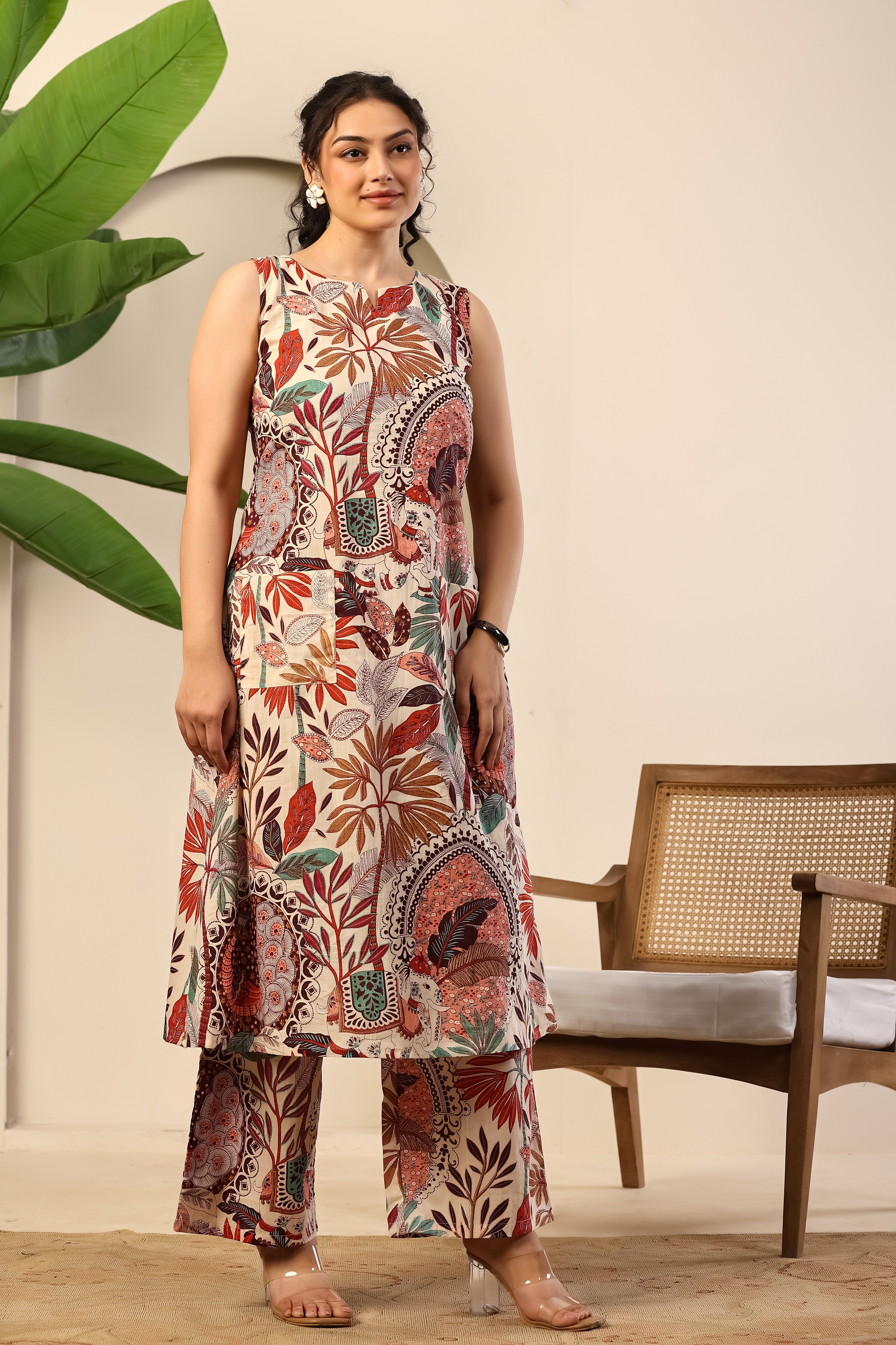 Ivory Garden Printed Co-ord Set