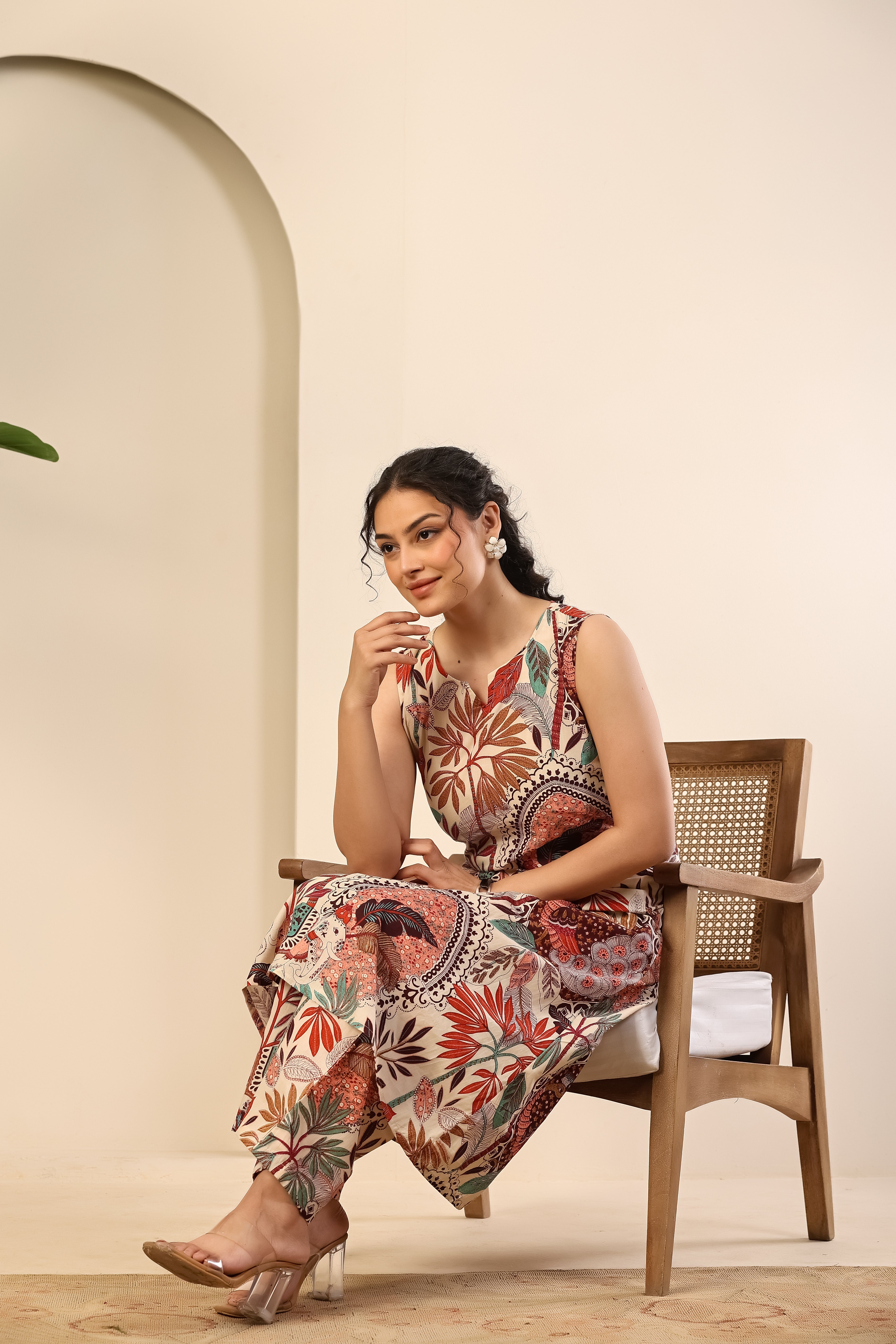 Ivory Garden Printed Co-ord Set