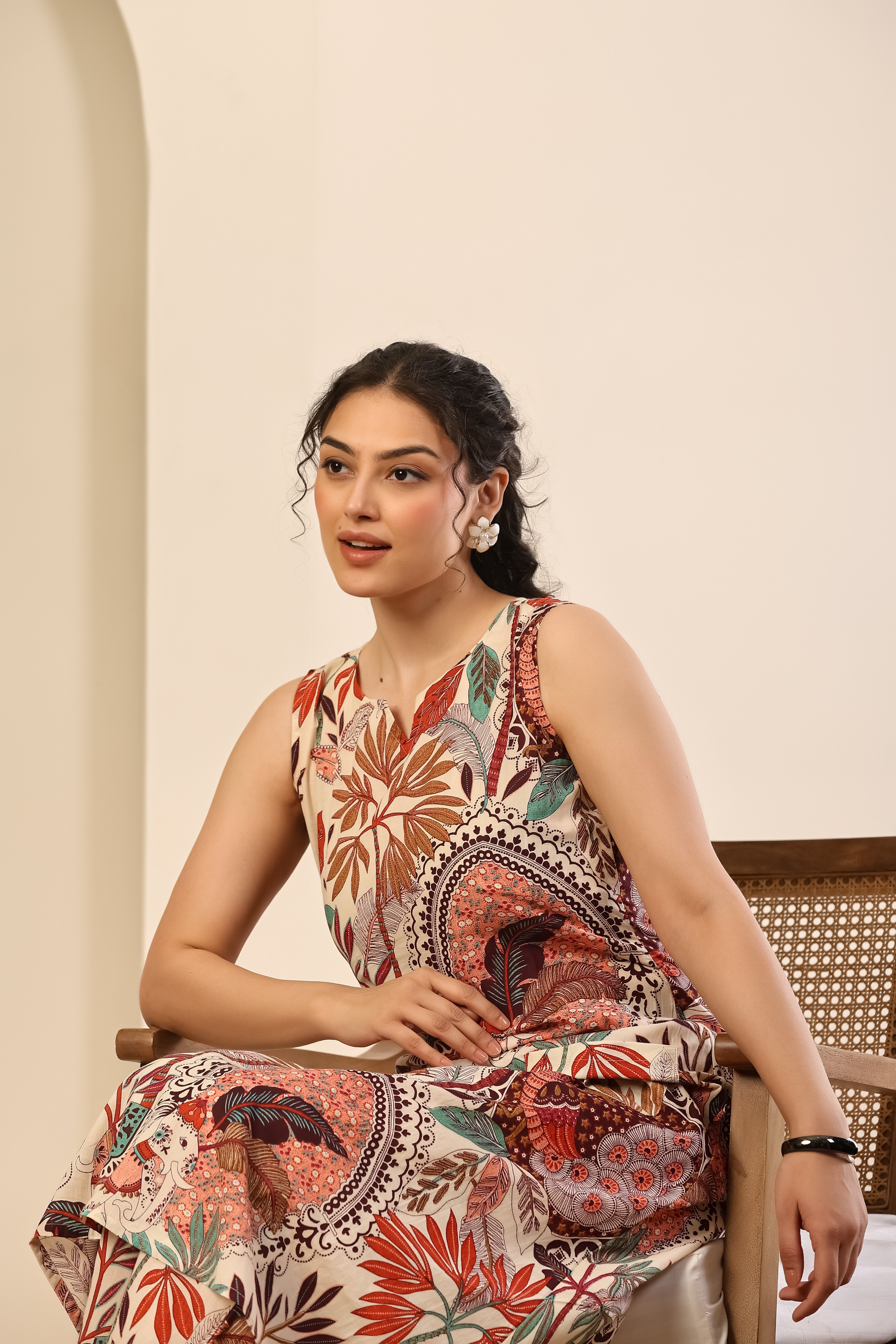 Ivory Garden Printed Co-ord Set