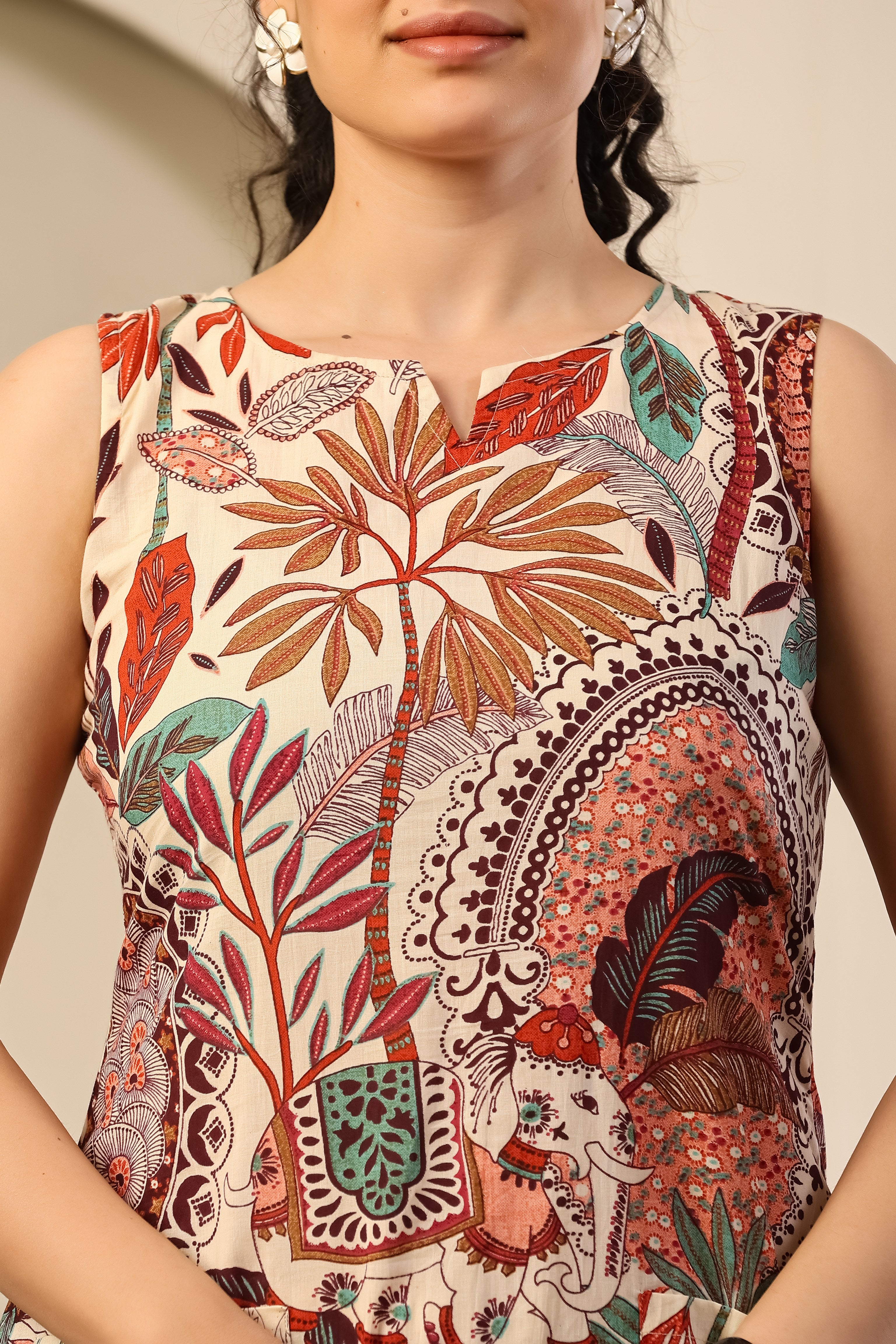 Ivory Garden Printed Co-ord Set