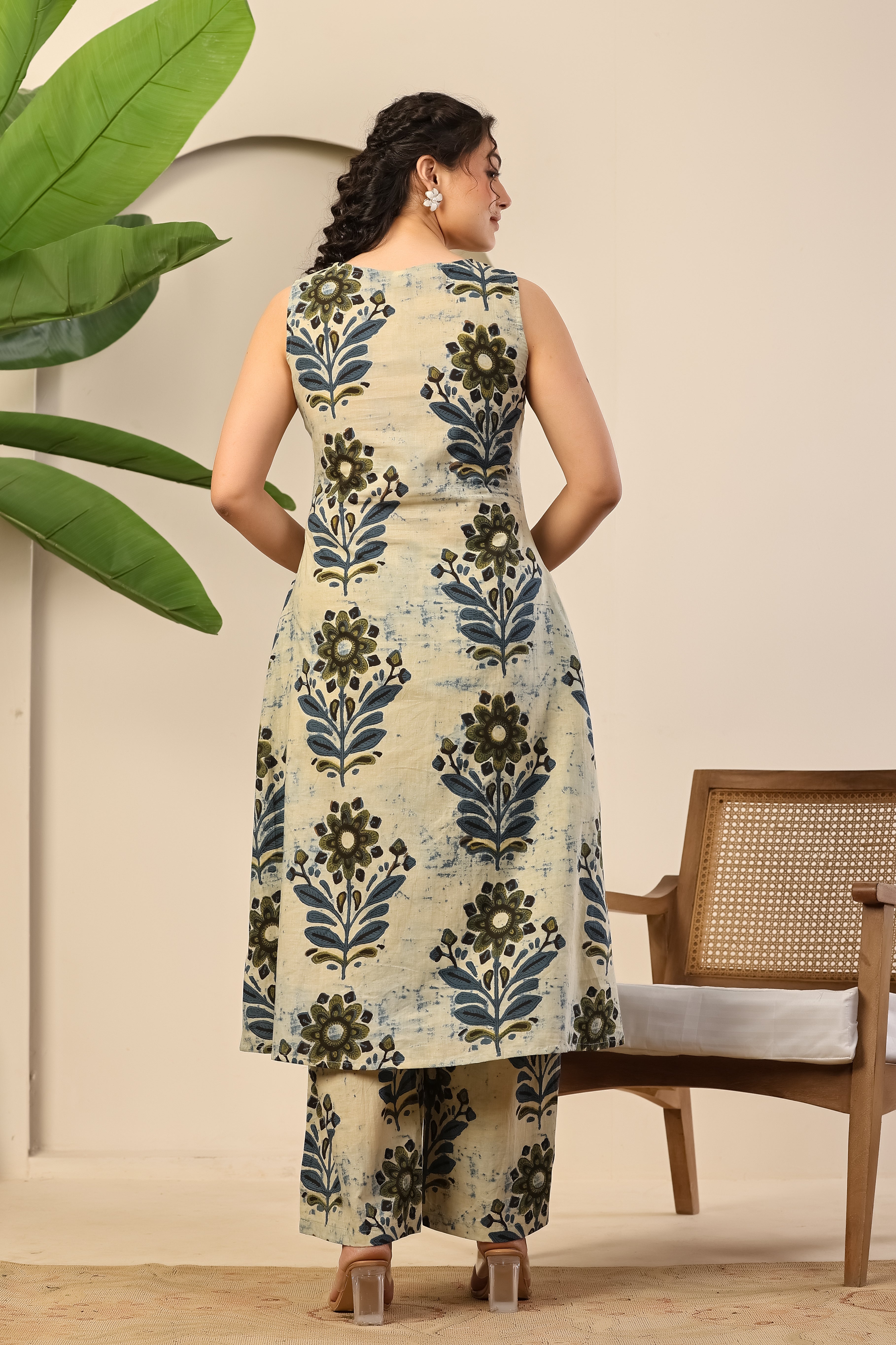 Ivory Bloom Printed Co-ord Set