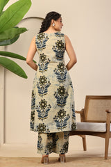 Ivory Bloom Printed Co-ord Set
