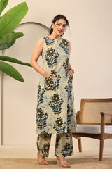 Ivory Bloom Printed Co-ord Set