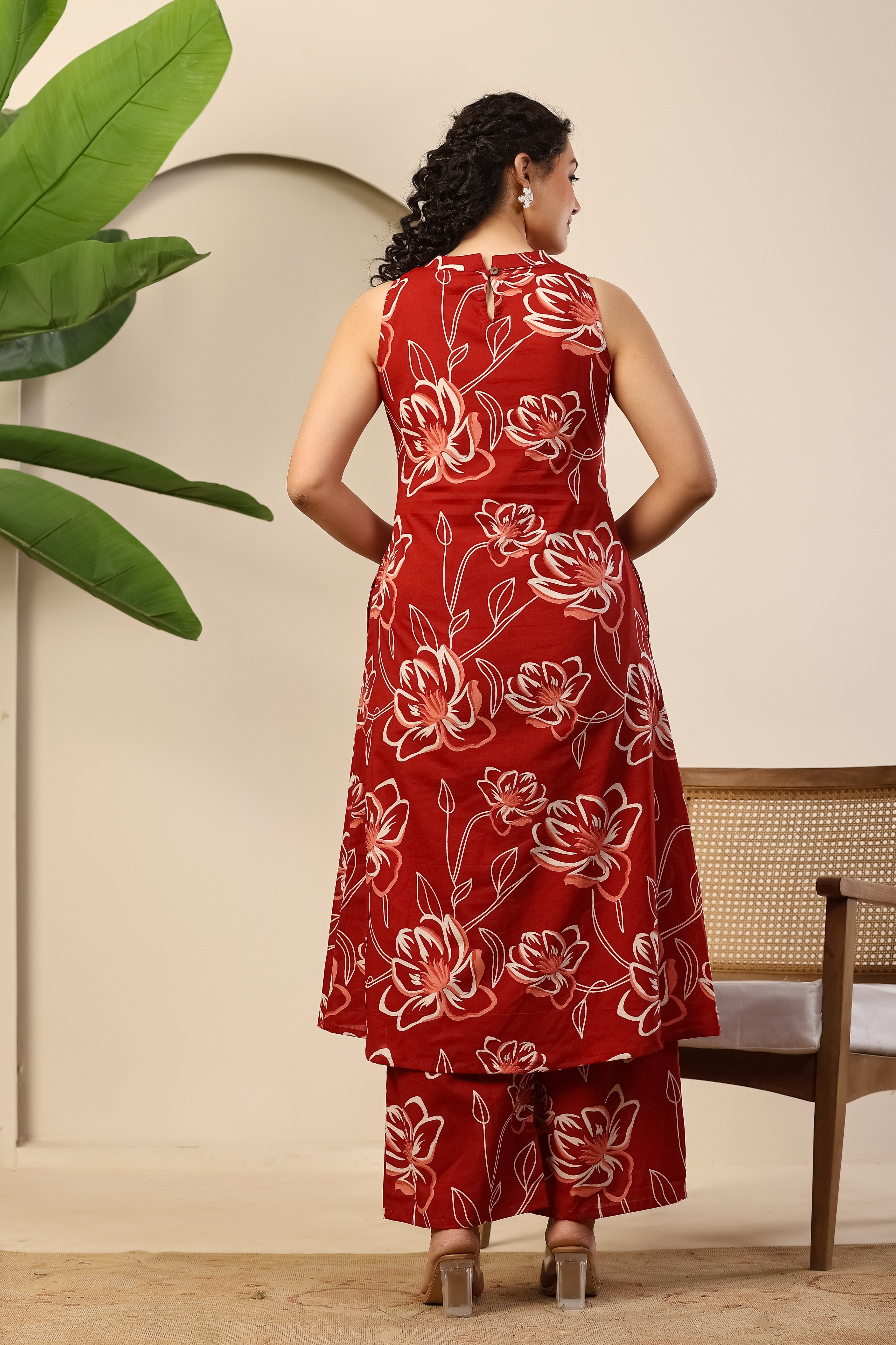 Scarlet Bloom Printed Co-ord Set