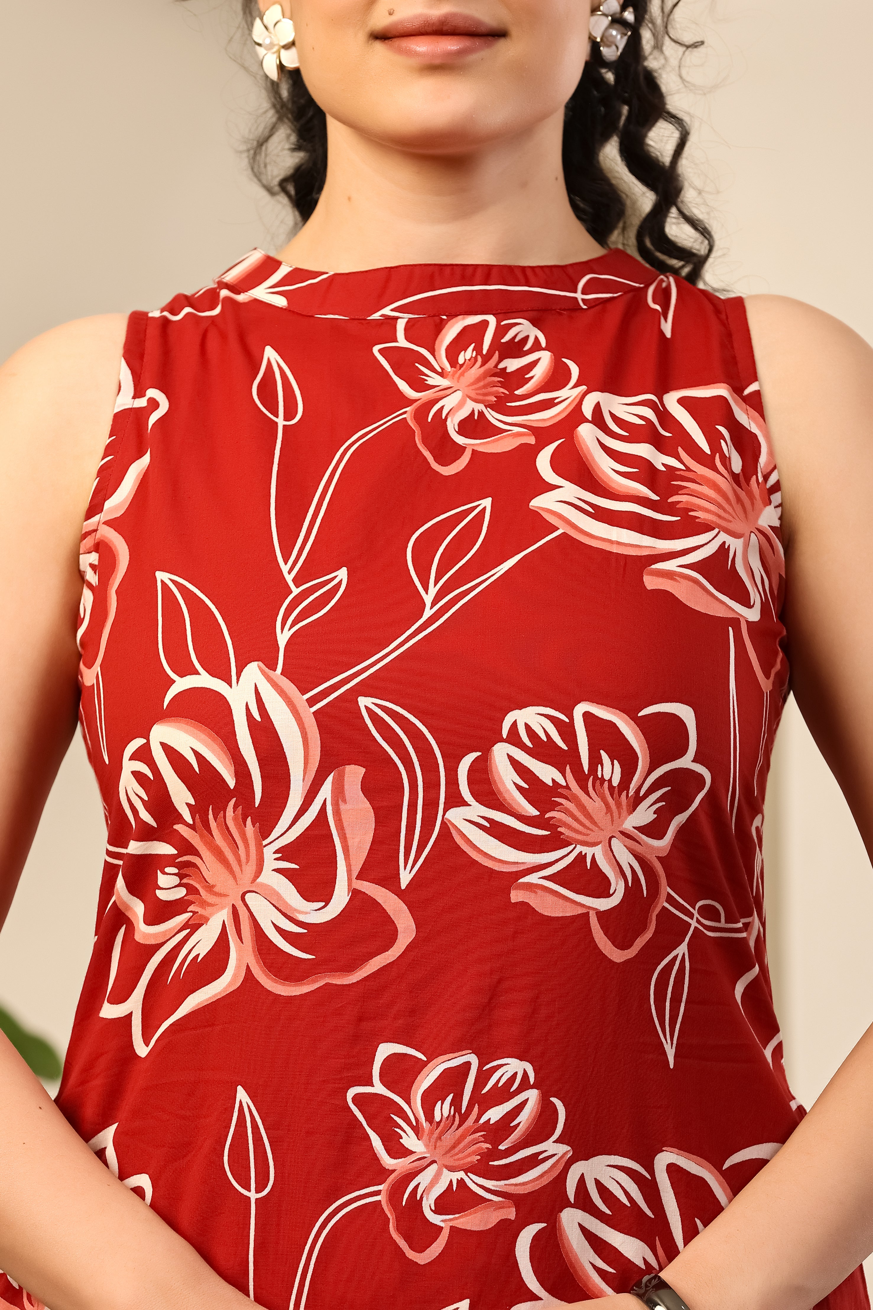 Scarlet Bloom Printed Co-ord Set