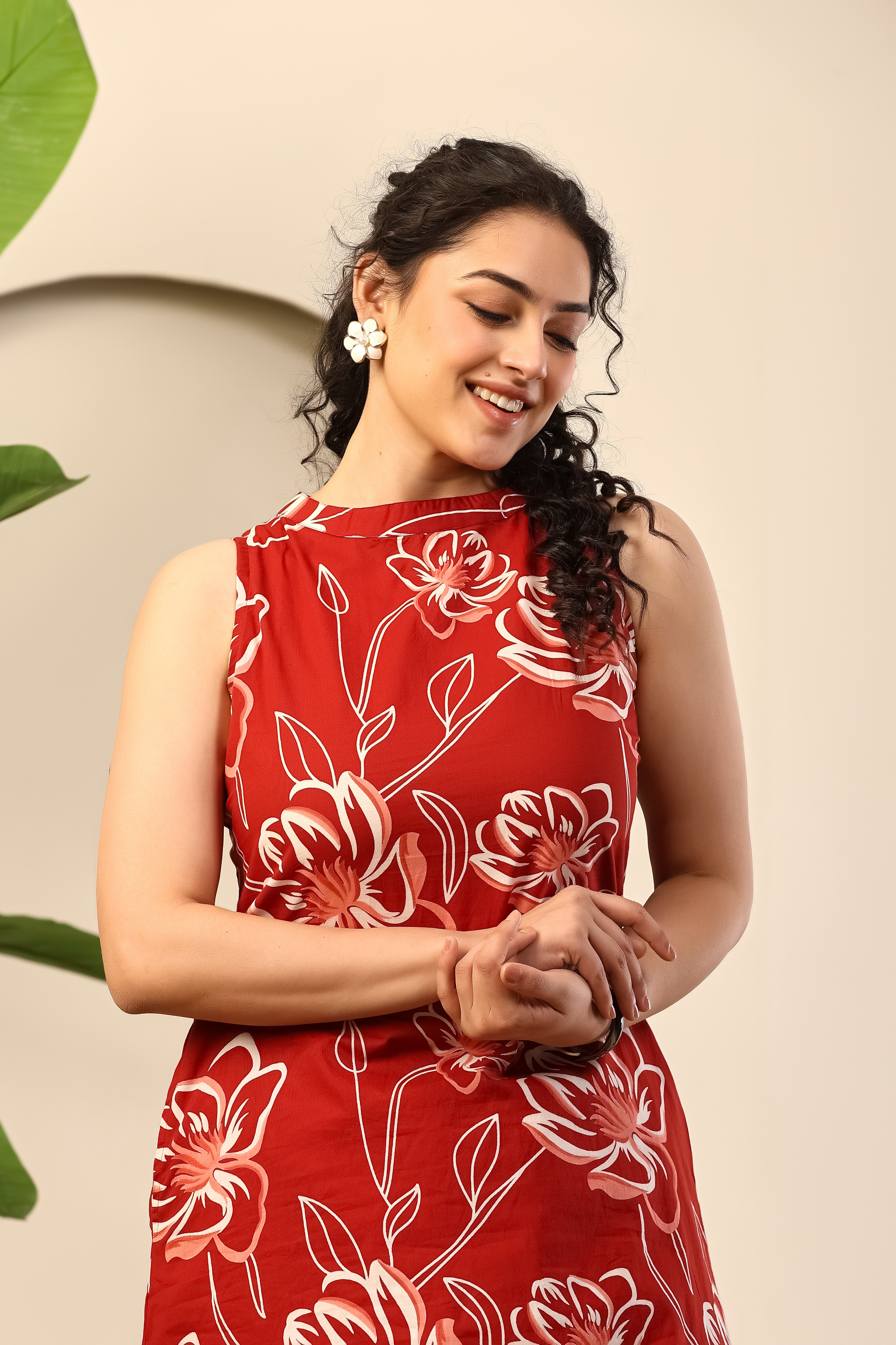 Scarlet Bloom Printed Co-ord Set