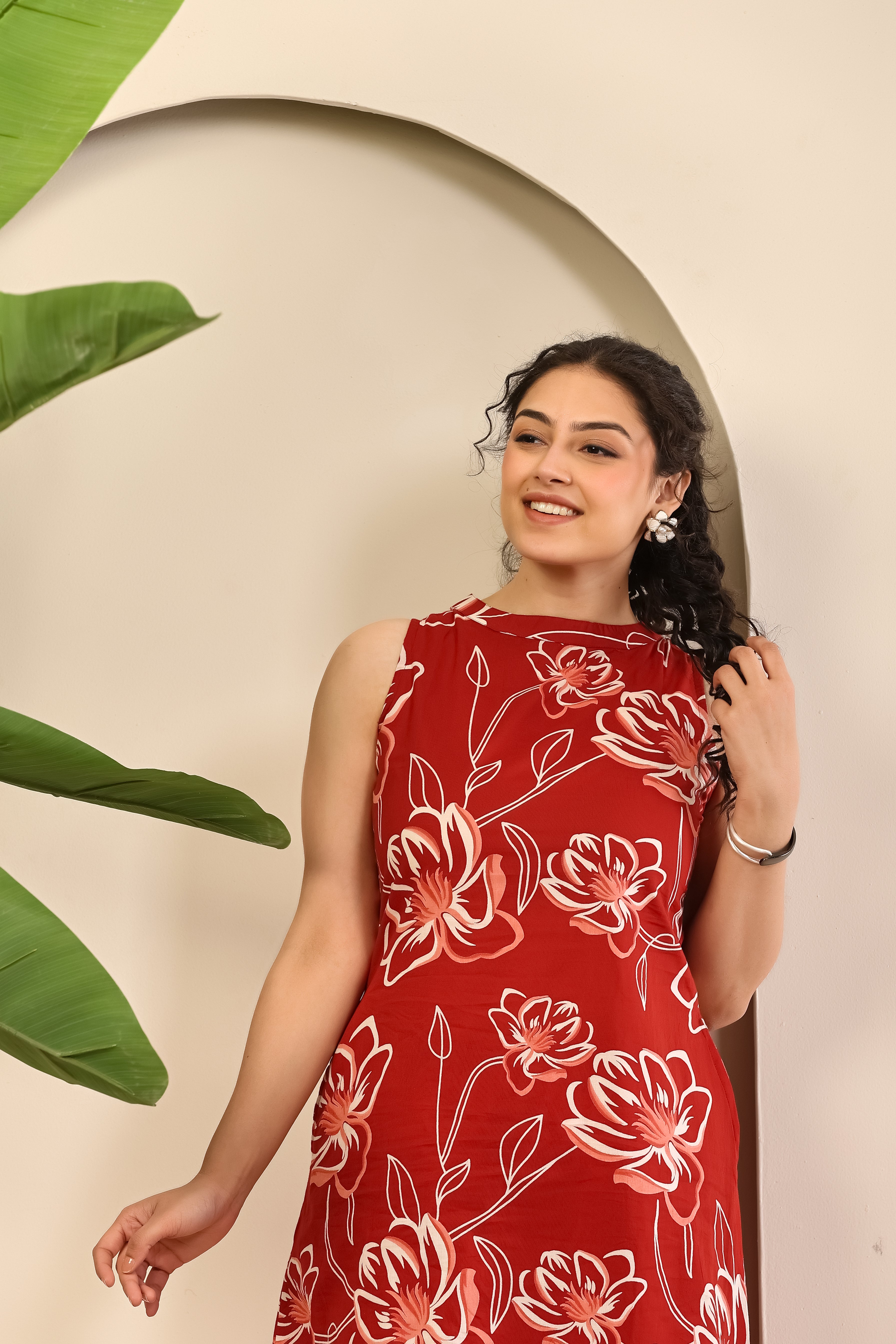 Scarlet Bloom Printed Co-ord Set