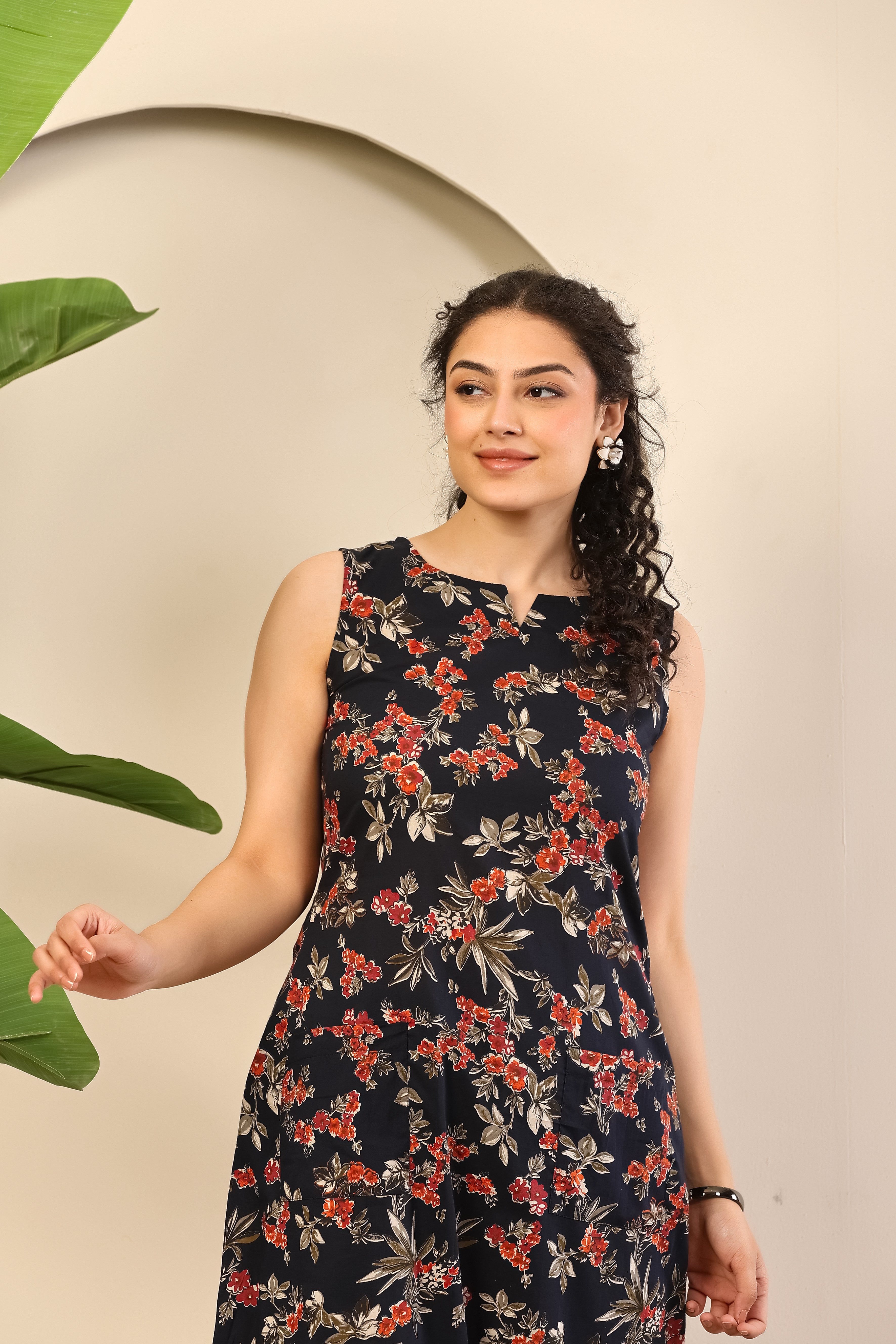 Midnight Blossom Printed Co-ord Set
