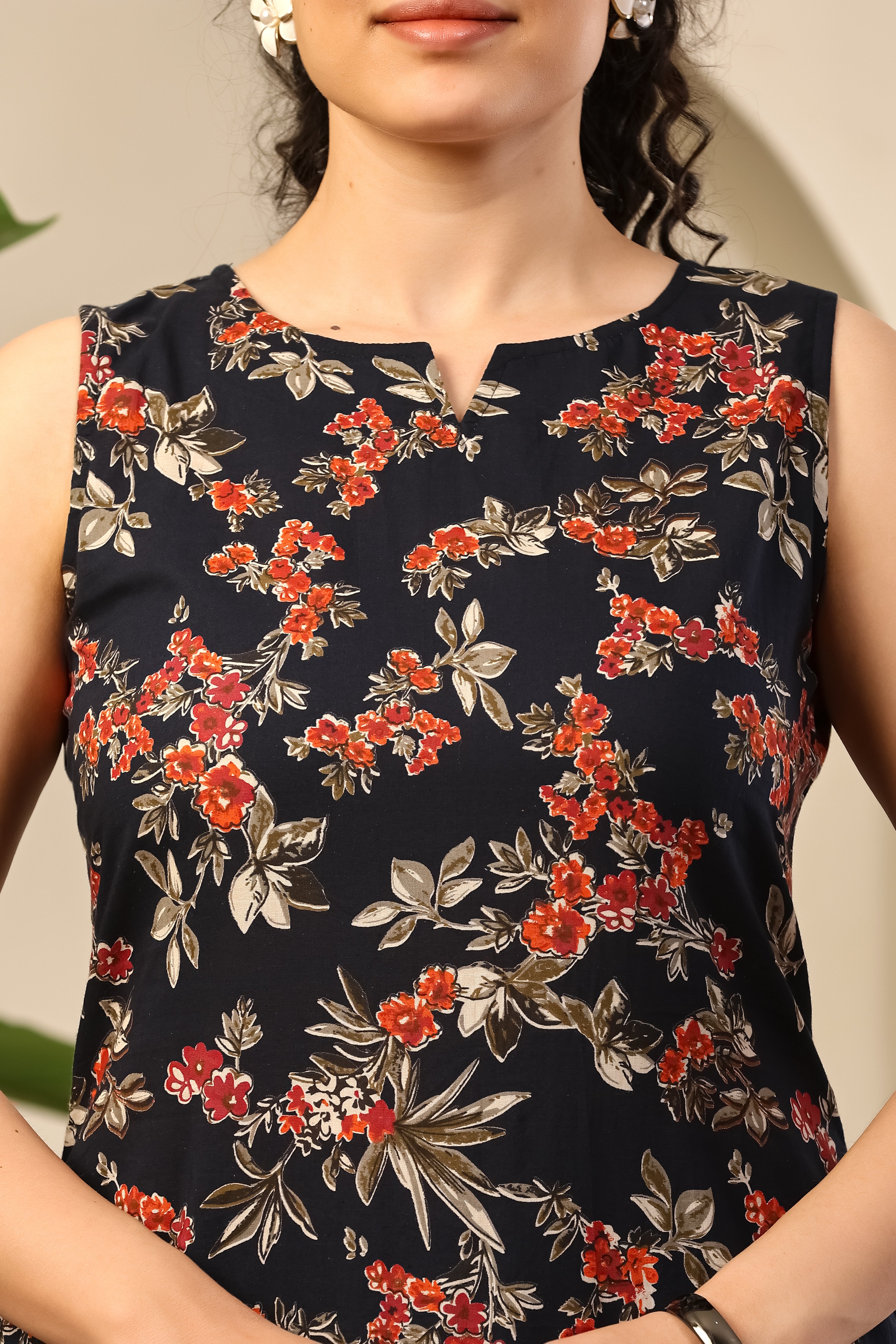 Midnight Blossom Printed Co-ord Set