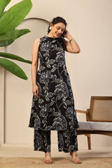 Noir Bloom Printed Co-ord Set