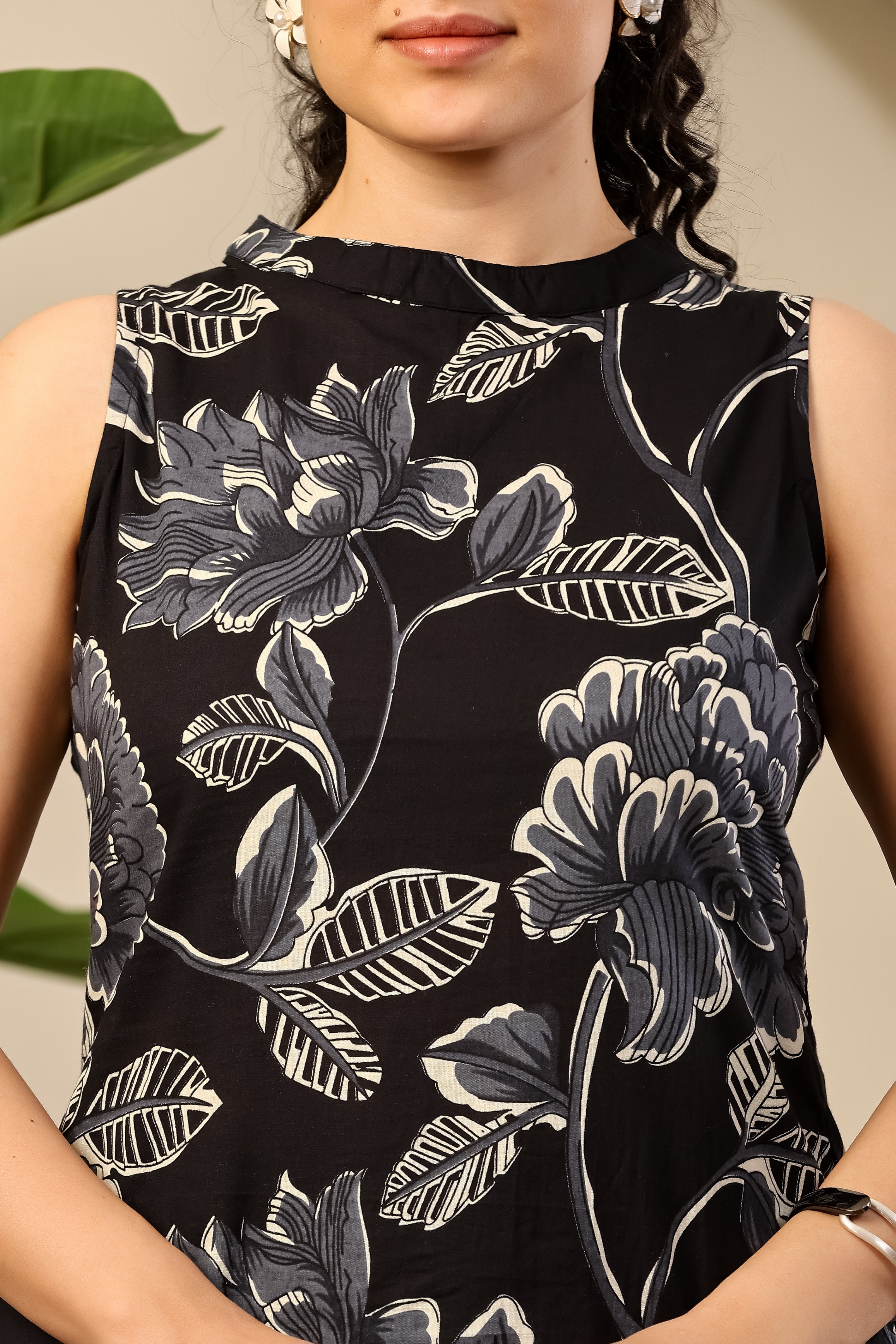Noir Bloom Printed Co-ord Set