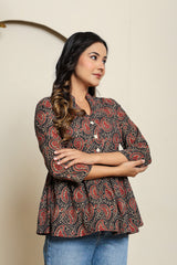Twilight Bloom Peplum
