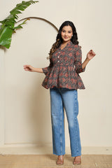 Twilight Bloom Peplum