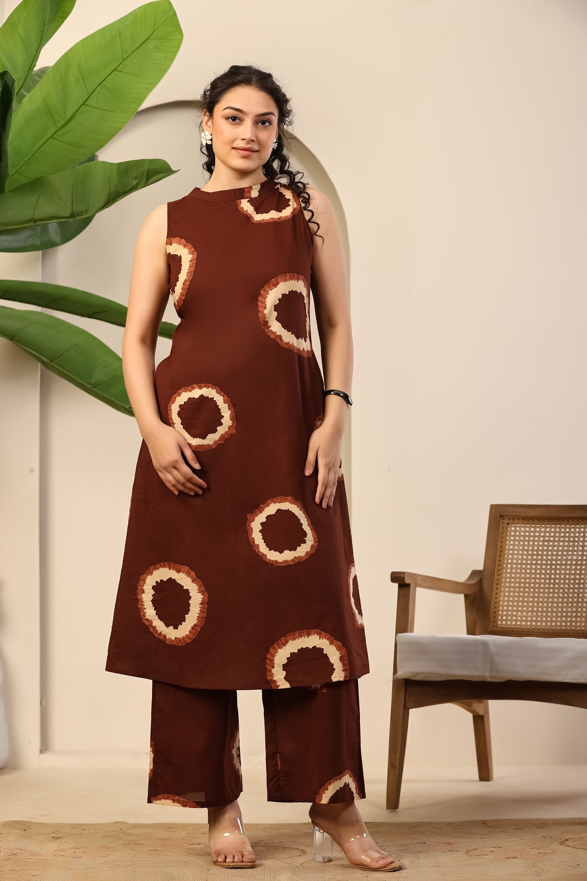 Cocoa Ring Printed Co-ord Set