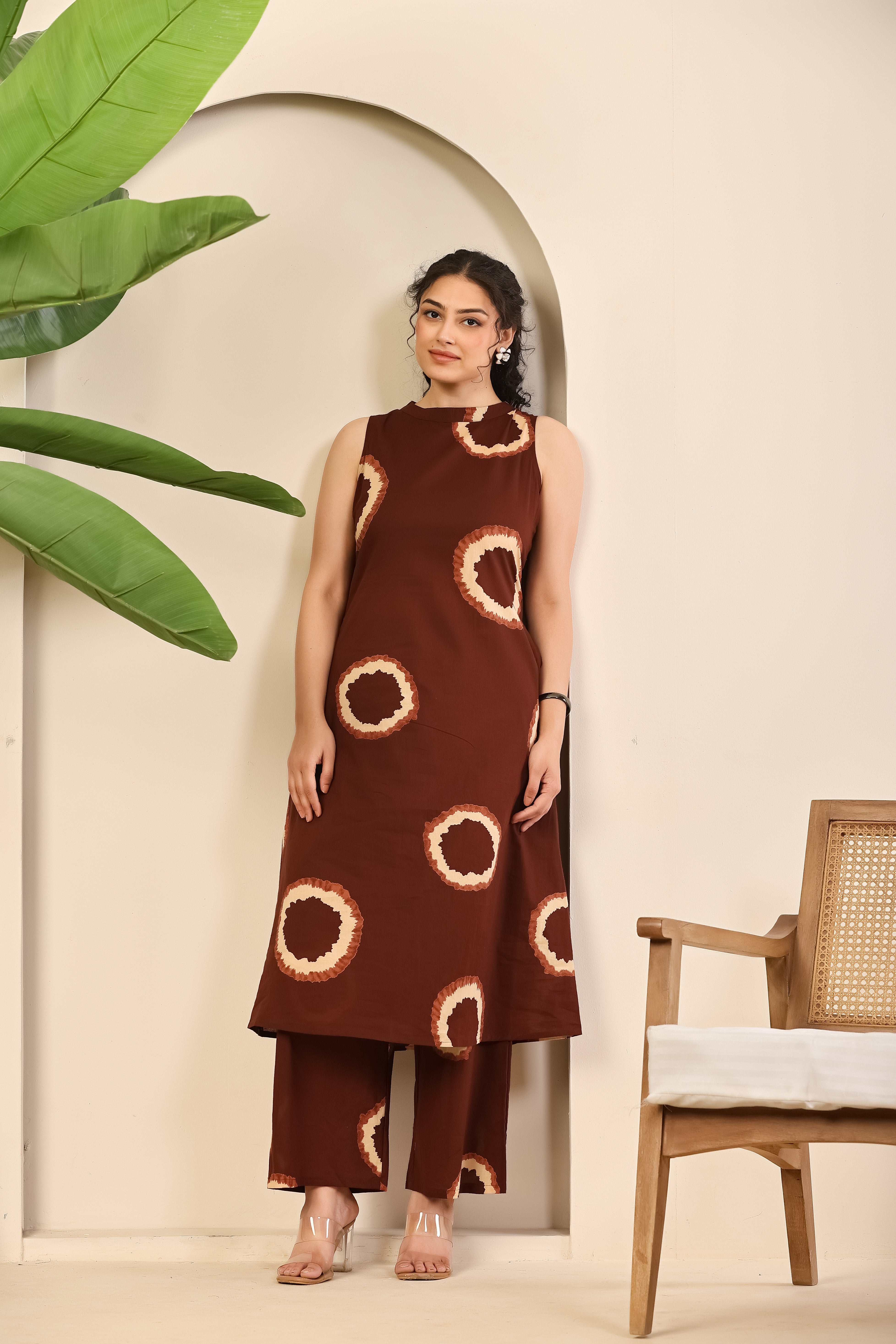 Cocoa Ring Printed Co-ord Set