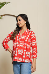 Sunset Vibe Henley Shirt