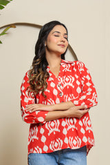 Sunset Vibe Henley Shirt