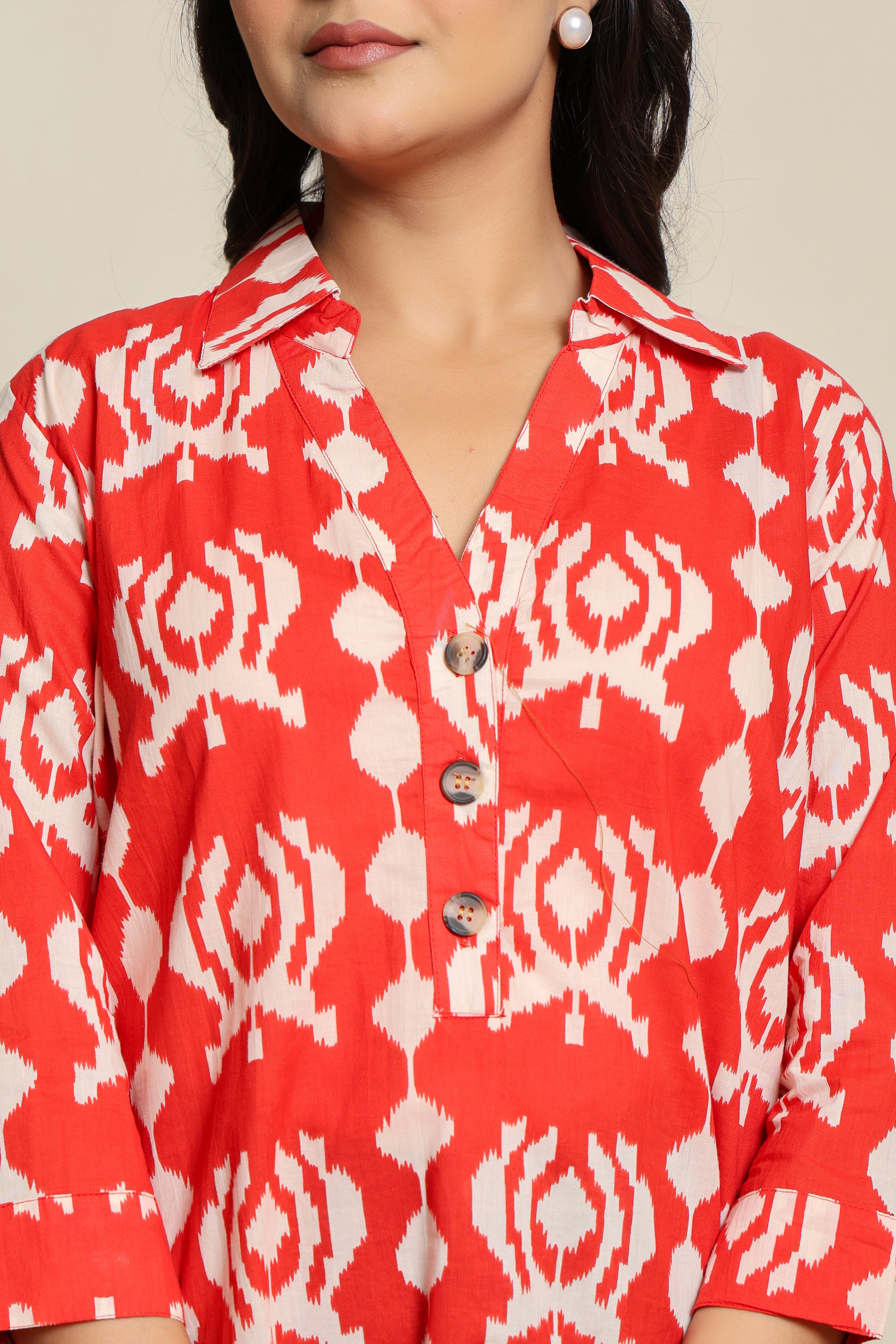 Sunset Vibe Henley Shirt