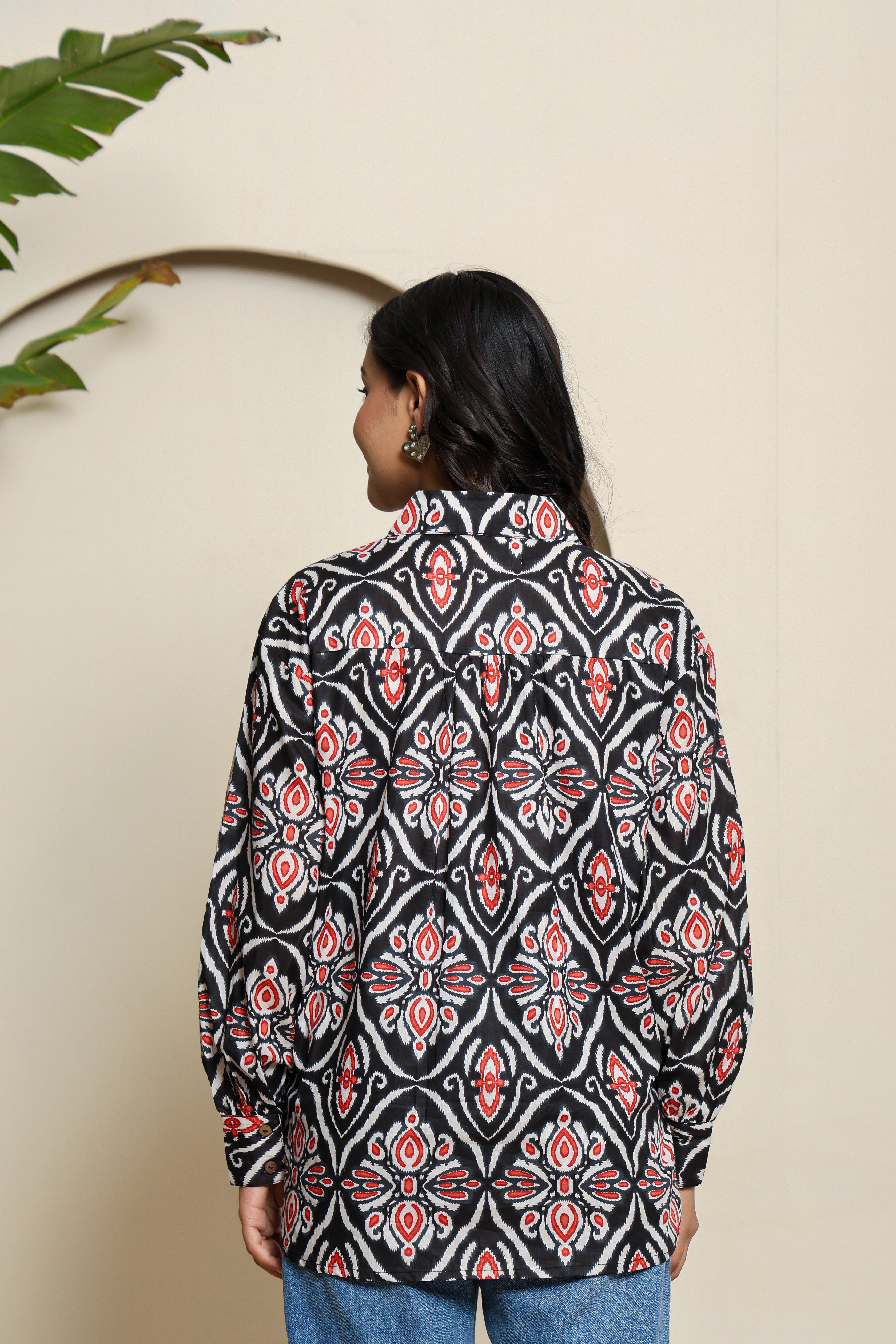Midnight Groove Cotton Shirt