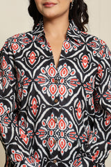 Midnight Groove Cotton Shirt