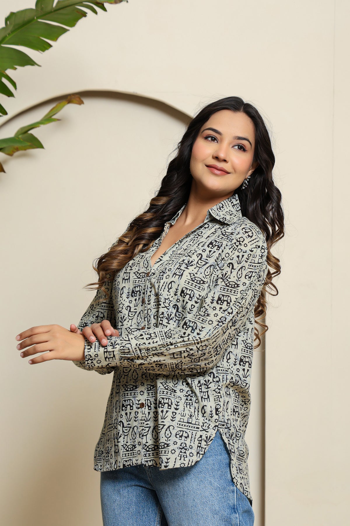 Ivory Essence Cotton Shirt
