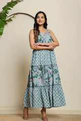 Mint Melody Tiered Dress