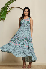 Mint Melody Tiered Dress