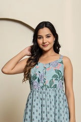 Mint Melody Tiered Dress