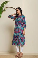 Indigo Mirage Kurta