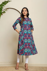 Indigo Mirage Kurta