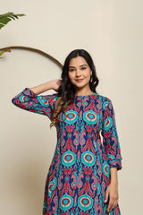 Indigo Mirage Kurta