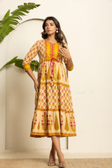 Floral Essence Cotton Dress