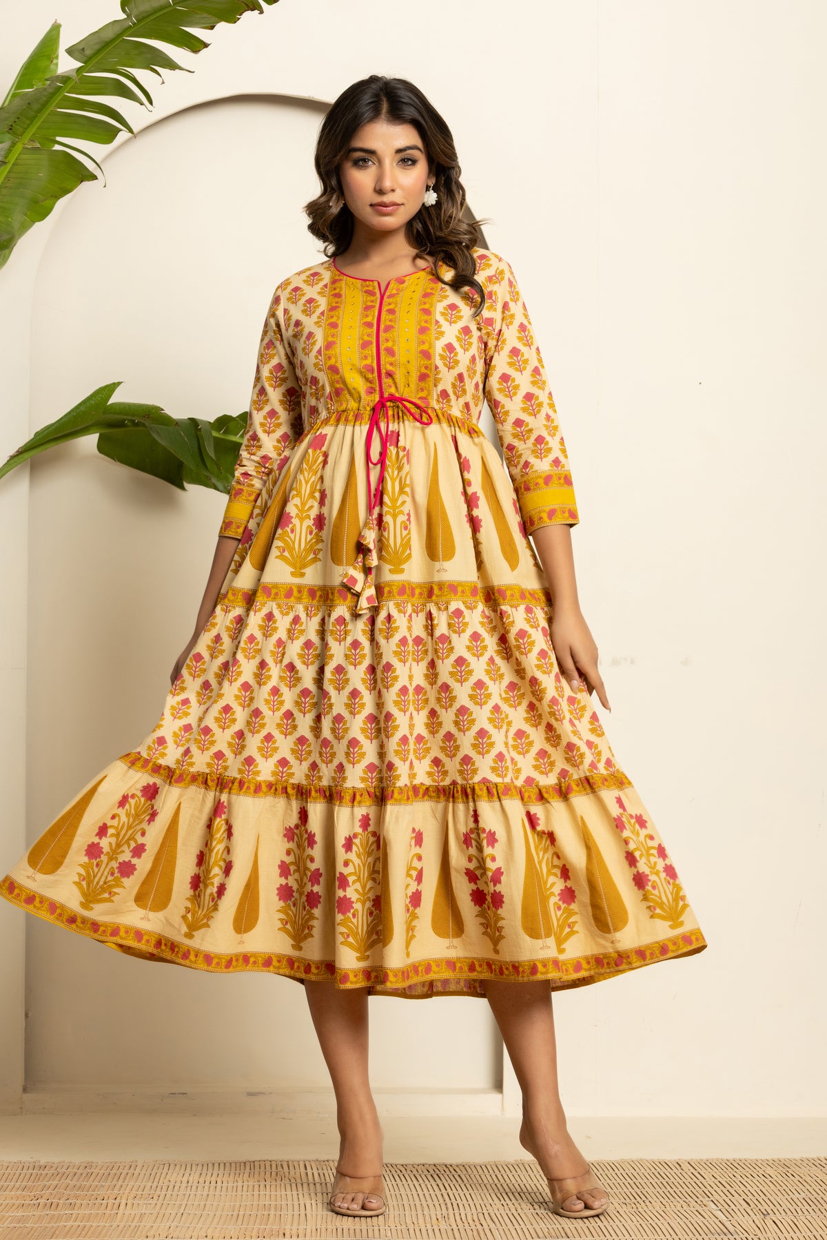 Floral Essence Cotton Dress