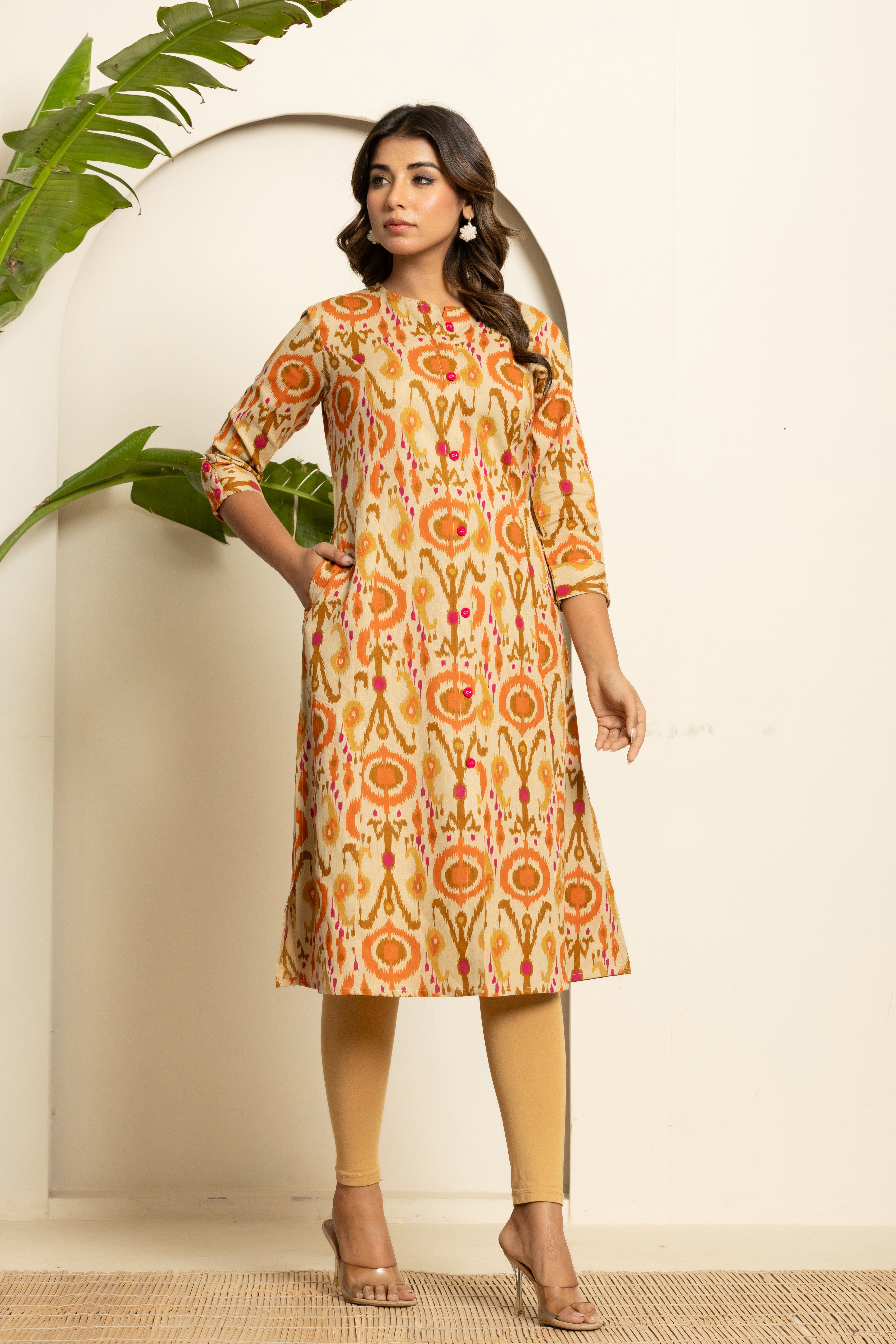 Cotton Flex Aline Kurti