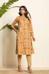 Cotton Flex Aline Kurti