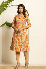 Cotton Flex Aline Kurti